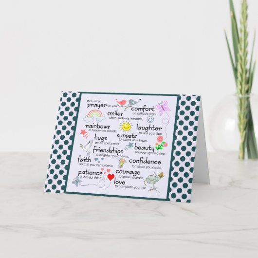 Mijn gebed voor jou kaart (Voorkant)