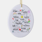 Mijn gebed voor jou keramisch ornament (Rechts)