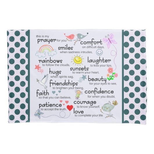 Mijn gebed voor jou kussensloop (Voorkant)