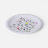 Mijn gebed voor jou papieren bordje (Gekanteld)