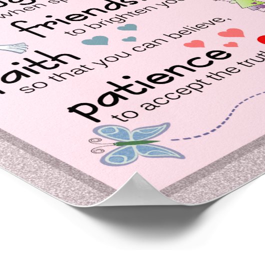 Mijn gebed voor jou poster (Hoek)