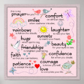 Mijn gebed voor jou poster (Voorkant)