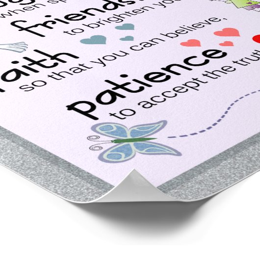 Mijn gebed voor jou poster (Hoek)