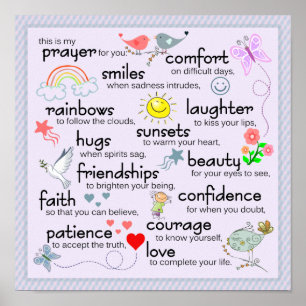 Mijn gebed voor jou poster