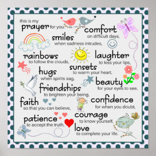 Mijn gebed voor jou poster