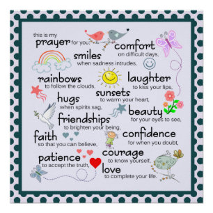 Mijn gebed voor jou poster