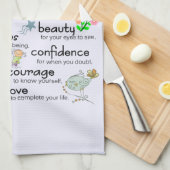 Mijn gebed voor jou theedoek (Quarter Fold)