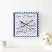 Mijn gebed voor jou vierkante klok (Huis)