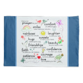 Mijn gebed voor jullie zegeningen kussensloop (Achterkant)