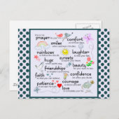 Mijn Gebed voor u Briefkaart (Voorkant / Achterkant)