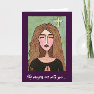 Mijn gebeden zijn met u... - kaart