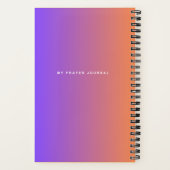 Mijn gebedsjournaal notitieboek (Achterkant)