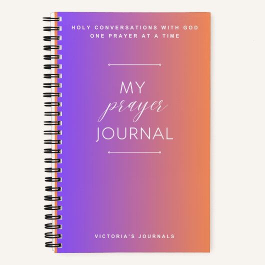 Mijn gebedsjournaal notitieboek (Voorkant)