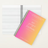 Mijn gebedsjournaal notitieboek (Binnen)