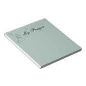 Mijn gebedsnotitie Tabblad plaknotitie Notitieblok (Schuin)