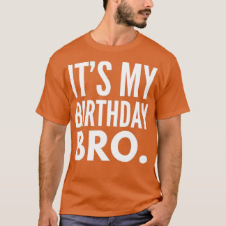 Mijn geboortedag Bro Birthday Party for Boy Youth  T-shirt