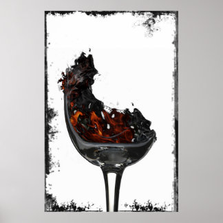 Mijn gebroken glas poster