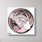 Mijn gedachten. Abstracte kunst. Graphics Canvas Afdruk (Voorkant)