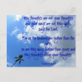 Mijn gedachten briefkaart (Voorkant)