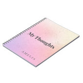 Mijn Gedachten Esthetisch Notitieboek (Linkerzijde)
