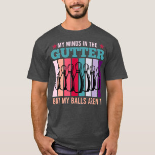 Mijn gedachten in de goot maar mijn ballen Arenx27 T-shirt