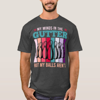 Mijn gedachten in de goot maar mijn ballen Arenx27 T-shirt