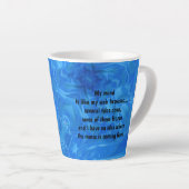 Mijn gedachten latte mok (Rechterhoek)