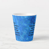 Mijn gedachten latte mok (Voorkant)
