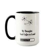 Mijn gedachten moeten opladen met koffie – Grappig