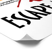 Mijn gedachten ontvluchten me van tijd tot tijd (n poster (Hoek)