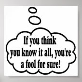 Mijn gedachten precies! poster (Voorkant)