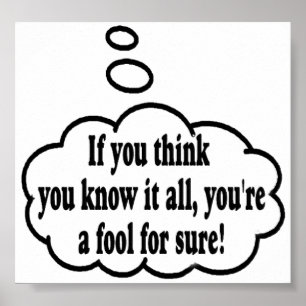 Mijn gedachten precies! poster