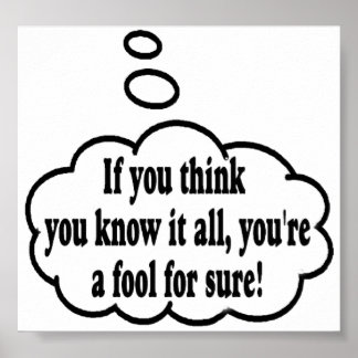 Mijn gedachten precies! poster