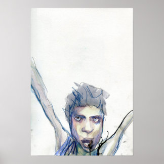 Mijn gedachten verliezen poster