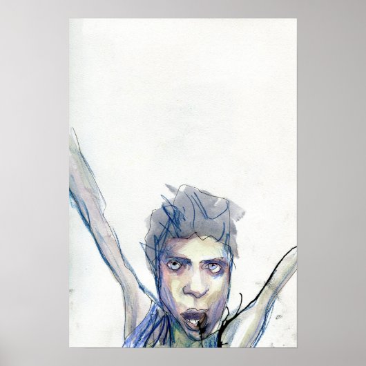 Mijn gedachten verliezen poster (Voorkant)