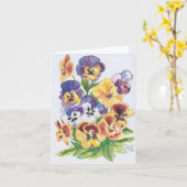 Mijn gedachten voor jou, My "thoughts" for you Kaart (Gele Bloem)