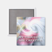 Mijn Gedachten...Zelfbevestiging Magneet (Voorkant / Achterkant)