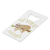 mijn gedistilleerde dier creditkaart flessenopener (Achterkant Gekanteld)