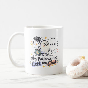 Mijn Geduld Heeft de Chat Verlaten – Schattig Spoo Koffiemok
