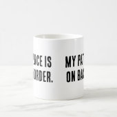 Mijn geduld is op backorder" Sarcastisch Koffiemok (Center)