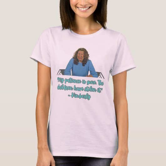Mijn geduld is op t-shirt (Voorkant)