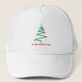 Mijn geek kerstboom trucker pet (Voorkant)