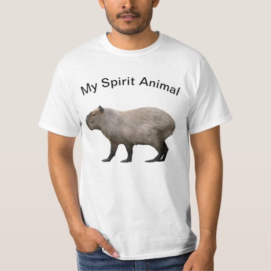 Mijn Geest Dier Capybara T-Shirt (Voorkant)