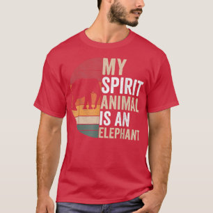 Mijn Geest Dier is een olifant overloopapp T-shirt