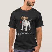 Mijn Geest Dier is Jack Russell Terrier T-shirt (Voorkant)