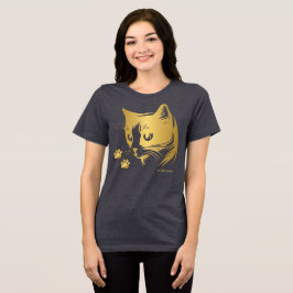 Mijn Geest Dier - Kat Tri-Blend Shirt