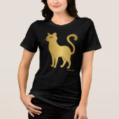 Mijn Geest Dier - Kat Tri-Blend Shirt (Voorkant)