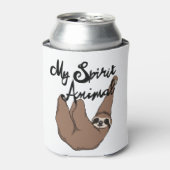 Mijn Geest Dier Leuke Luiaard Blikjeskoeler (Blikje Voorkant)