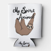 Mijn Geest Dier Leuke Luiaard Blikjeskoeler (Voorkant)