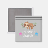 Mijn Geest Dier | Sluimveer voor de slaapstand Magneet (Voorkant / Achterkant)